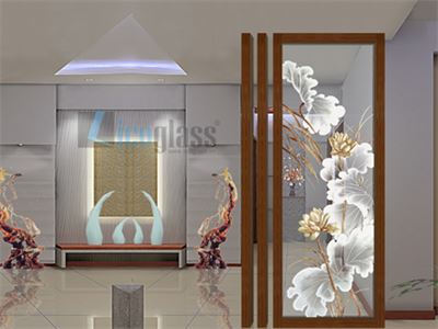 Kính màu họa tiết nghệ thuật -KCL 11