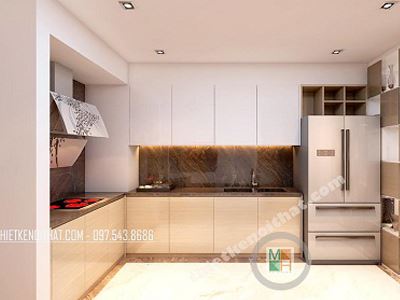 Kính màu ốp bếp - màu nâu 