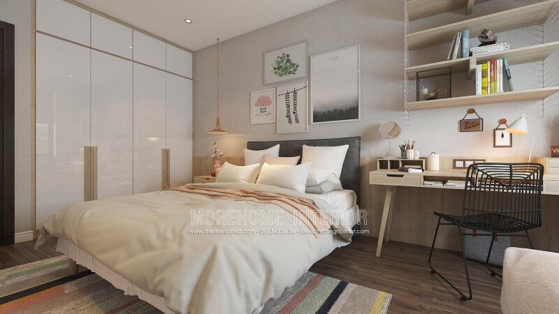 Bộ tranh trang trí 4 bức treo tường độc đáo, sinh động tạo nét trẻ trung, đáng yêu cho phòng ngủ con